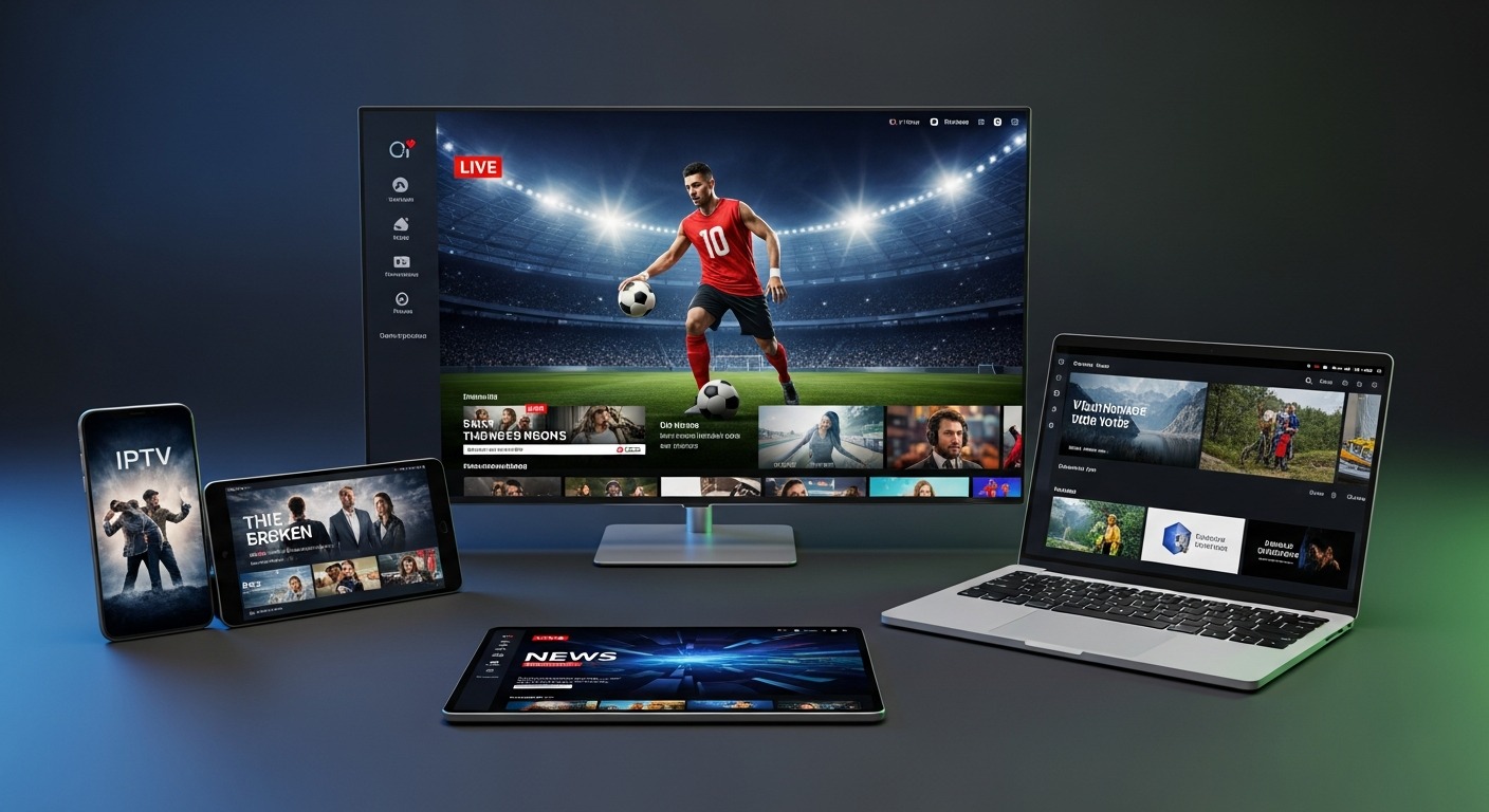 Streaming IPTV em todos os dispositivos - Smart TV, telemóvel e tablet